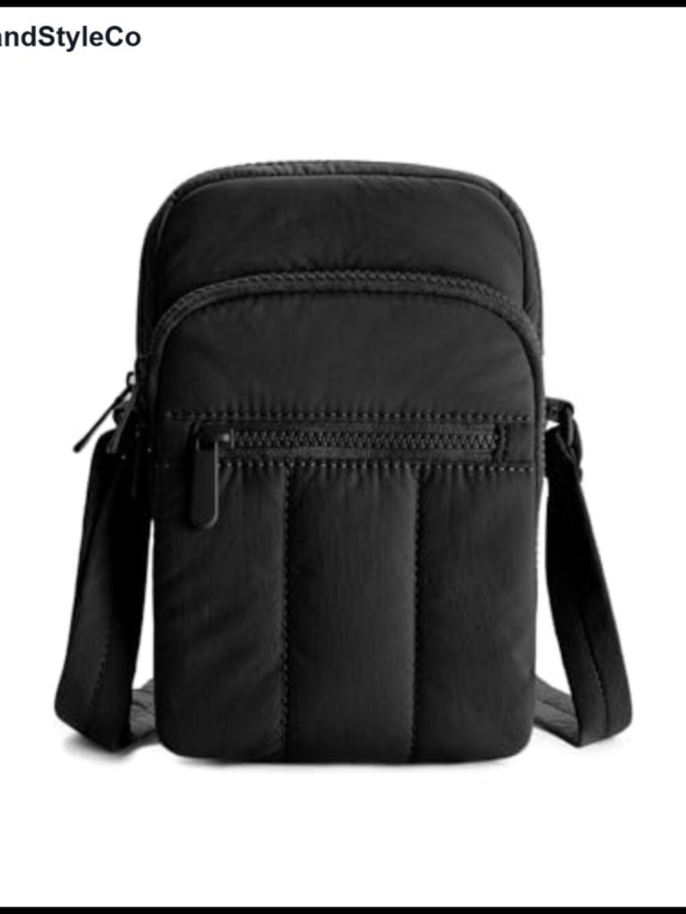Mini Puffer Crossbody Bag Women Recycled Nylon RFID
